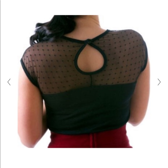 Rocksteady Top Polka Dot Mesh - Picture 5 of 6